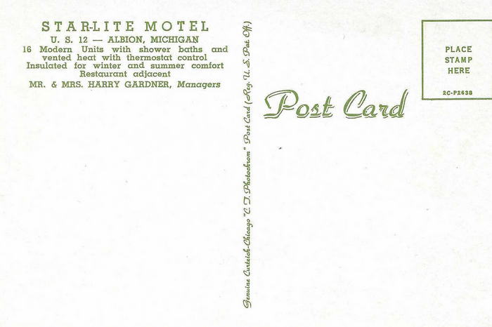 Star Lite Motel - Old Postcard (newer photo)